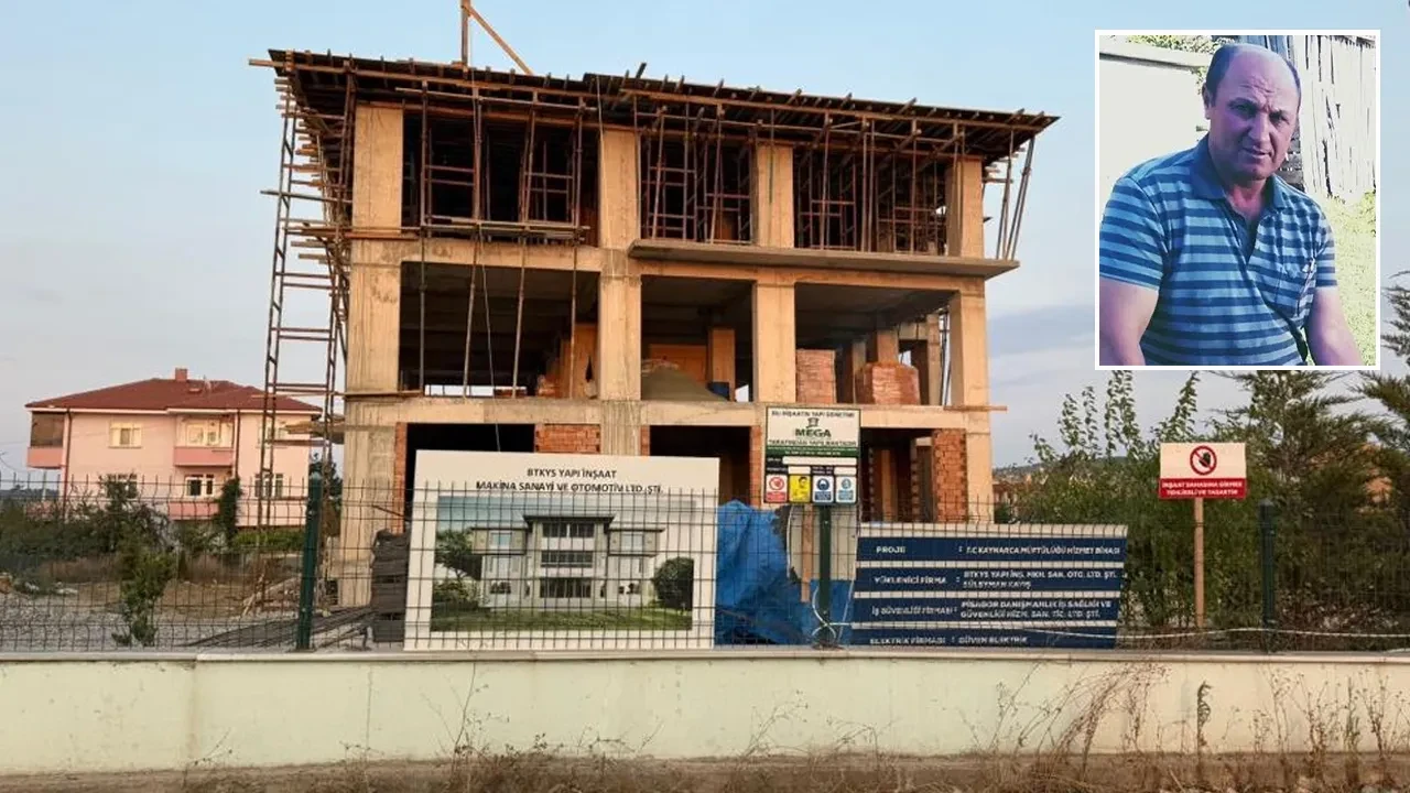 Müftülük inşaatında acı olay! Yüksekten düşen işçi can verdi
