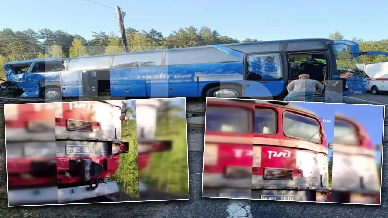 Rusya'da tren ve otobüs çarpıştı: Ölü ve yaralılar var
