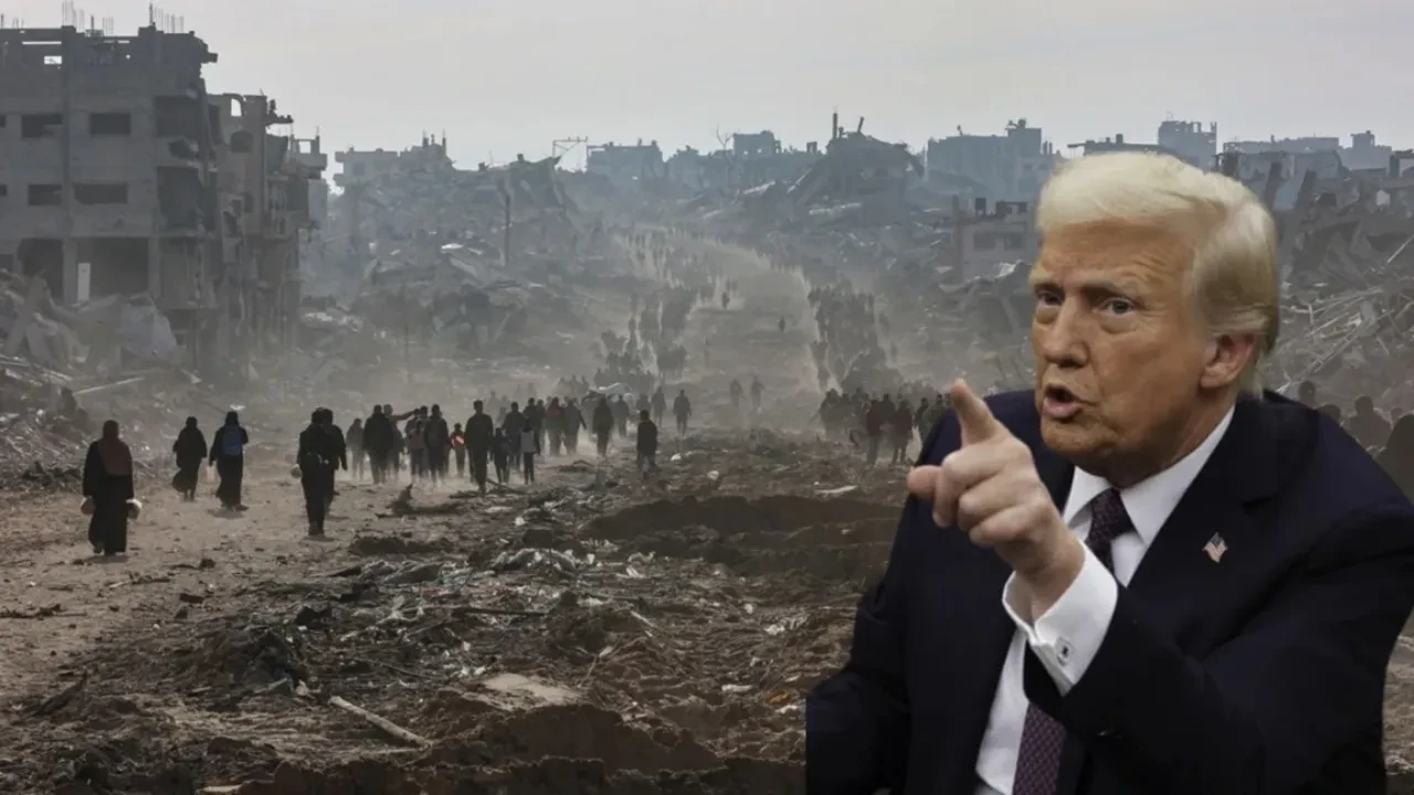 Trump yine Gazze'de soykırımı kabul etmedi! Rusya'ya da mesajını verdi