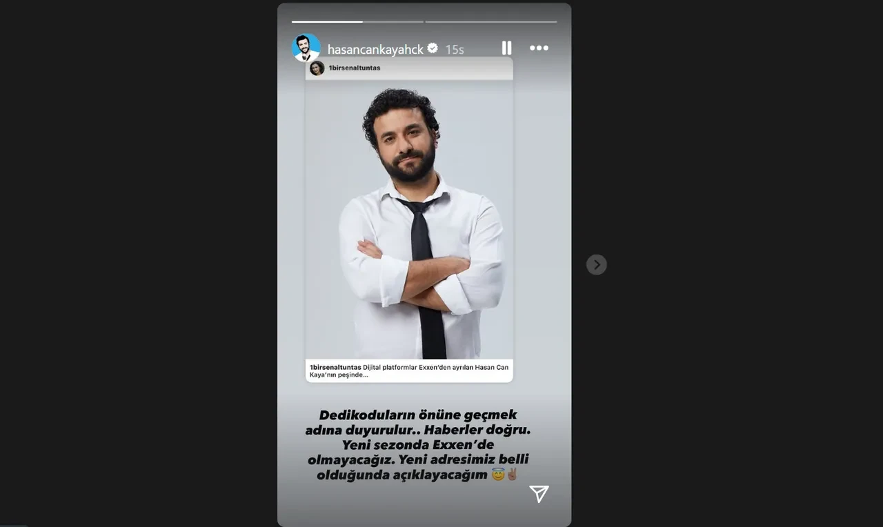 Hasan Can Kaya ayrılıyor! 'Dedikodular doğru' diyerek duyurdu