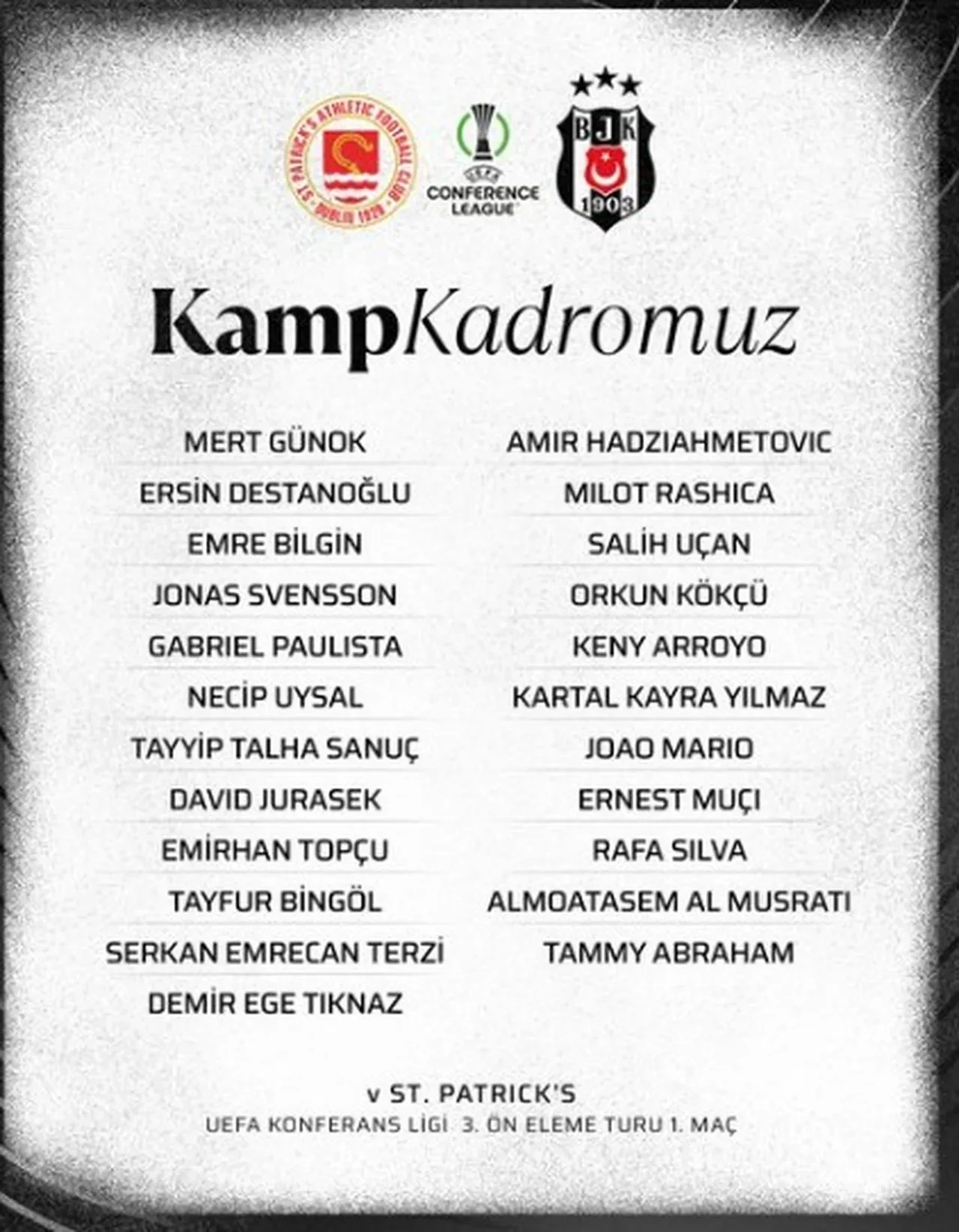 Beşiktaş'ta büyük şok! Yıldız isim kadrodan çıkarıldı