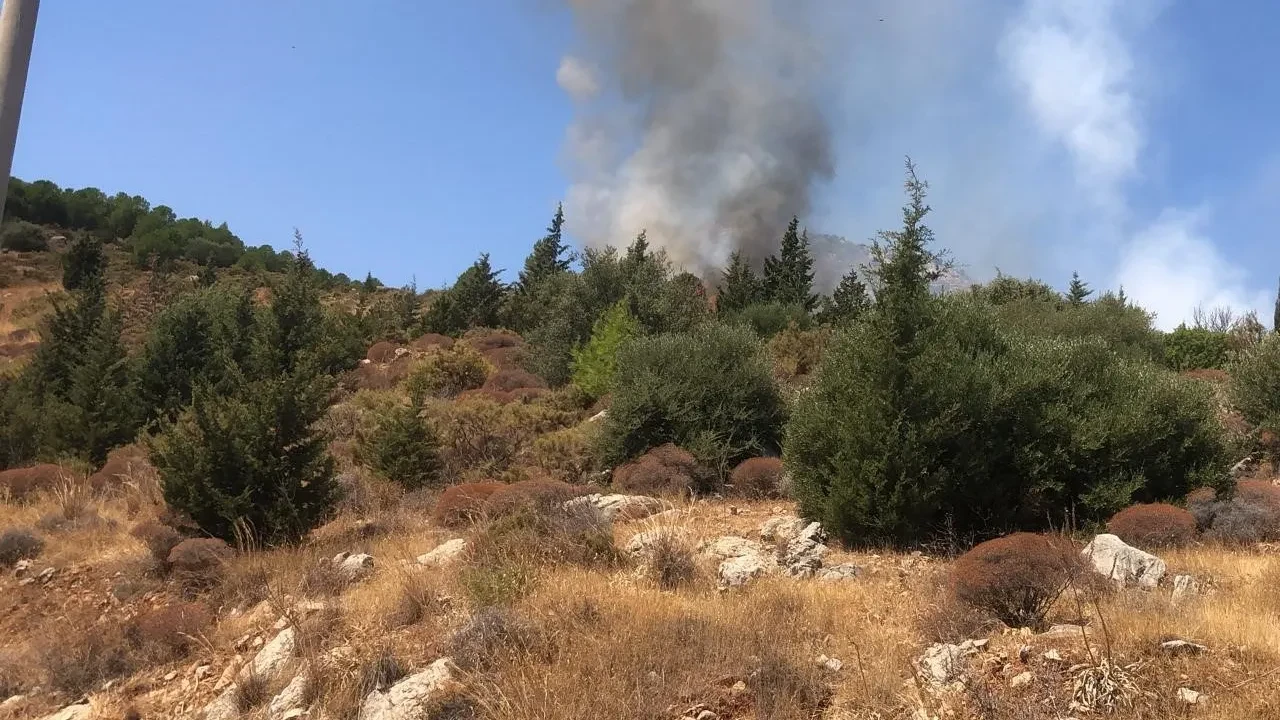 Datça yangın söndürüldü mü son dakika? Makilik alanda yangın