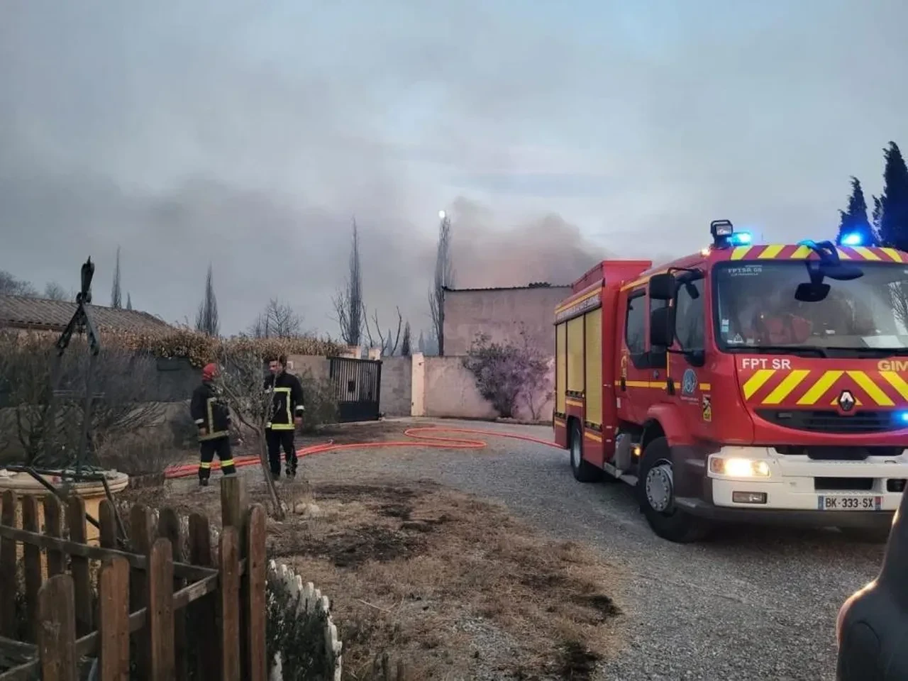 Fransa'nın Aude bölgesinde orman yangını: Ölü ve yaralılar var