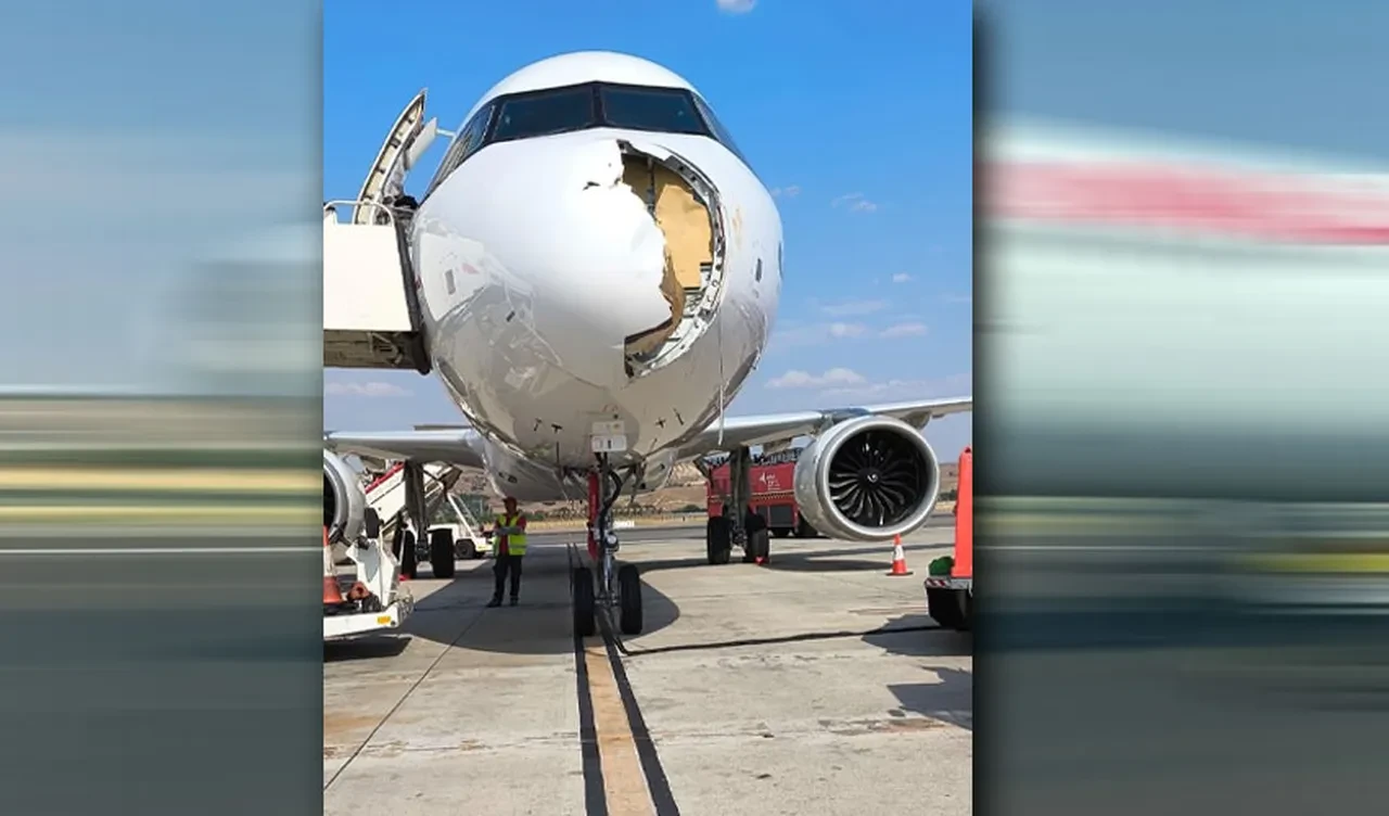 Havada korku dolu anlar: Kabini duman kapladı, garip sesler geldi gerçek sonradan ortaya çıktı