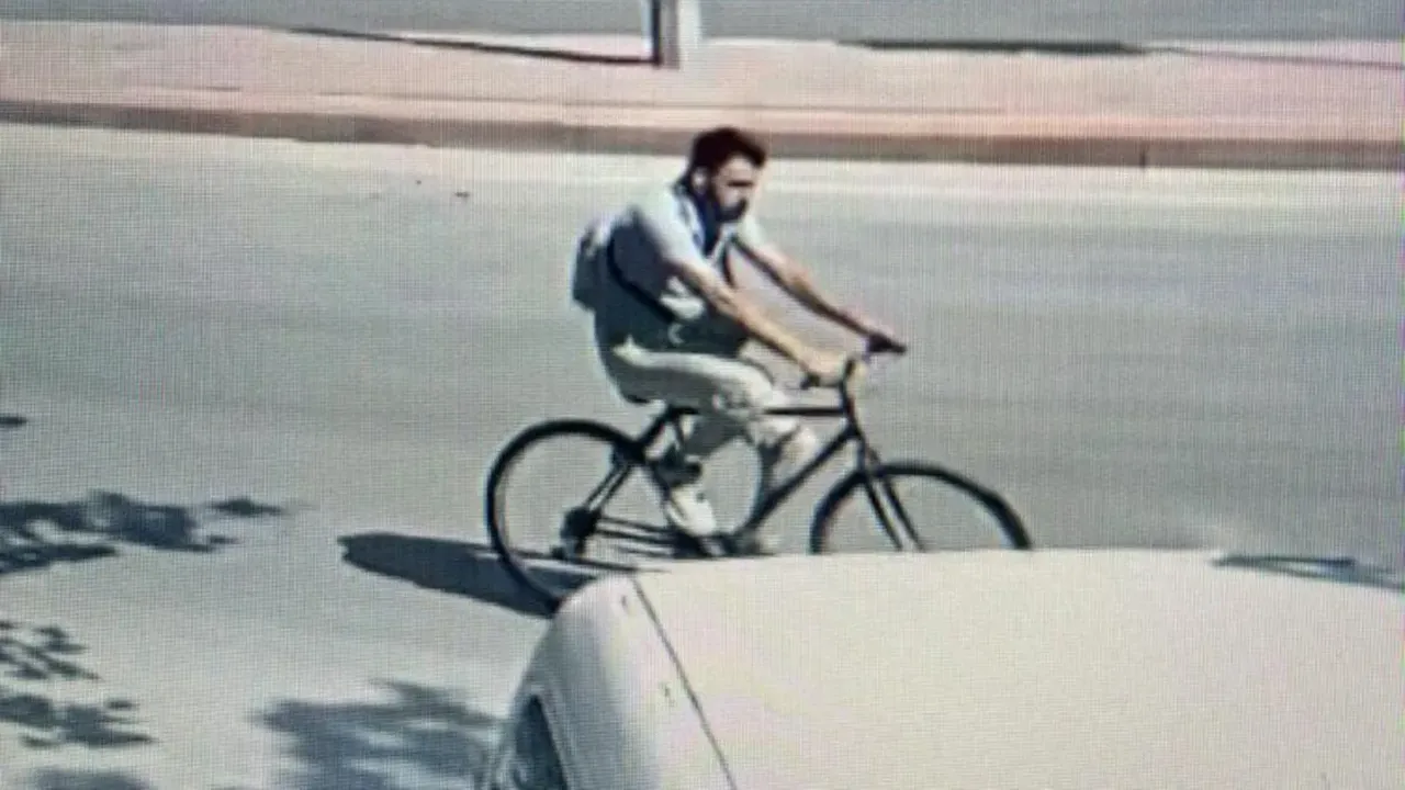 Bisikletli tacizci kahvaltı yaparken paketlendi!