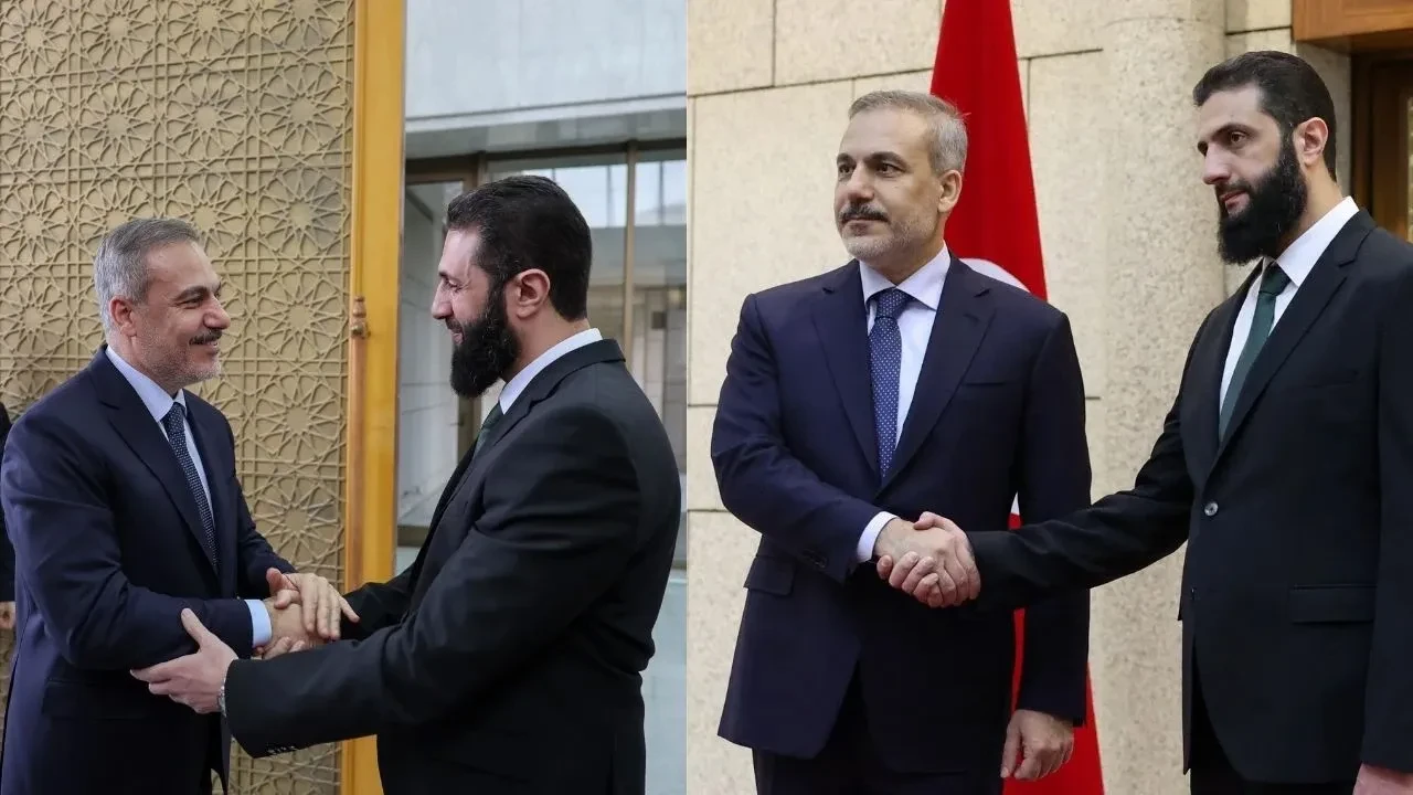 Hakan Fidan'dan kritik temas! Ahmed Şara ile görüştü