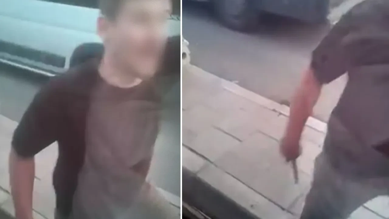 Kornaya basınca bıçaklı saldırıya uğradı! Trafikte korkunç anlar