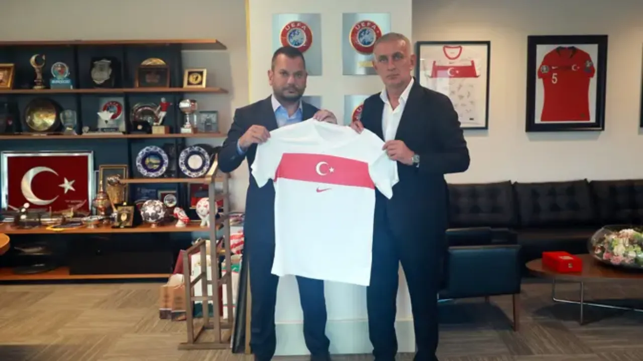 Kulüpler Birliği Vakfı Başkanı Ertuğrul Doğan'dan TFF Başkanı Hacıosmanoğlu'na ziyaret