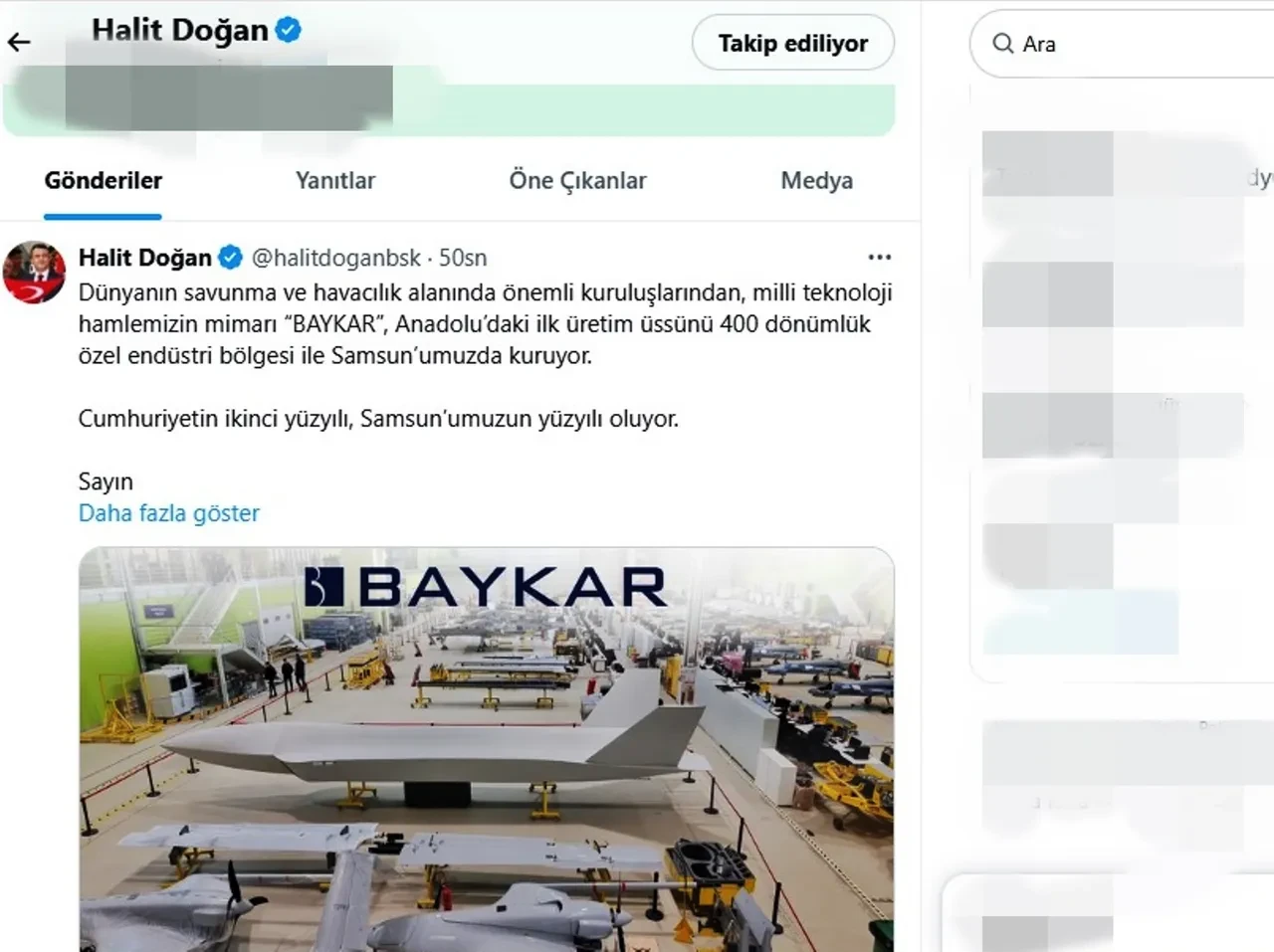 BAYKAR, Anadolu'daki ilk üretim üssünü kuruyor