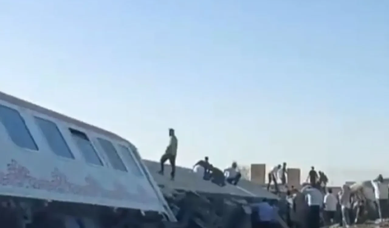 İran'da tren faciası! Çok sayıda yaralı var