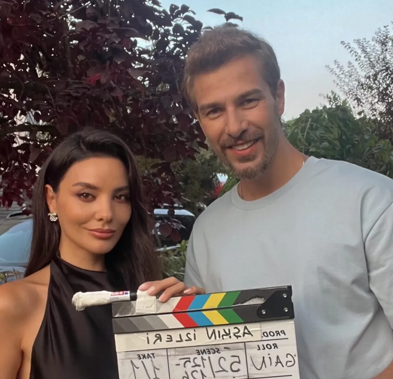 Hazal Filiz Küçükköse ve Furkan Palalı'lı “Aşkın İzleri” dizisinden ilk kareler