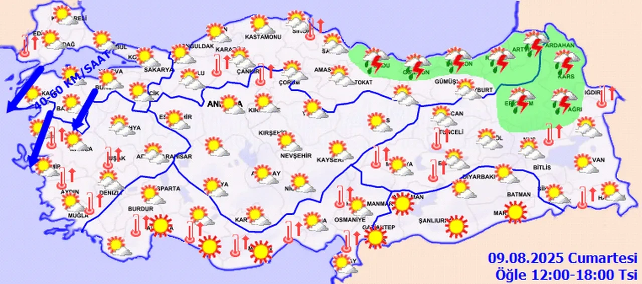 Meteoroloji hafta sonu için uyardı: Sıcak hava yine kavuracak