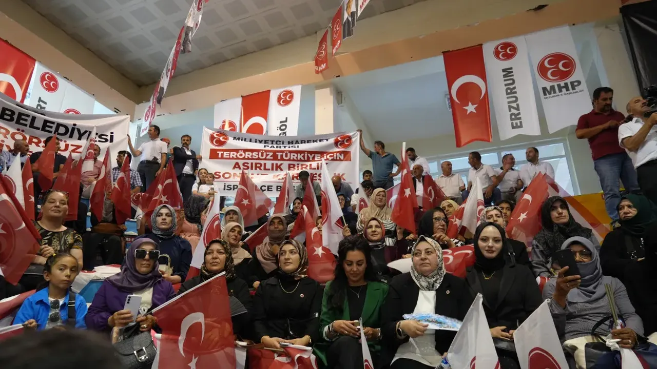 MHP saha çalışmalarına başladı! Terörsüz Türkiye ilk kez kez Erzurum'da anlatıldı