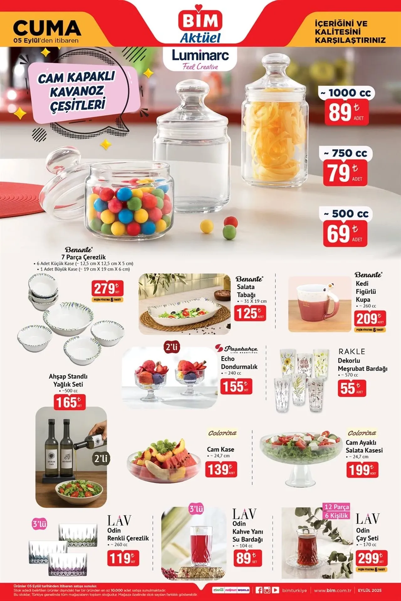 BİM eylül ayı kataloğu yayınlandı! Bu hafta hangi ürünler geliyor? İşte indirimli aktüel ürünler