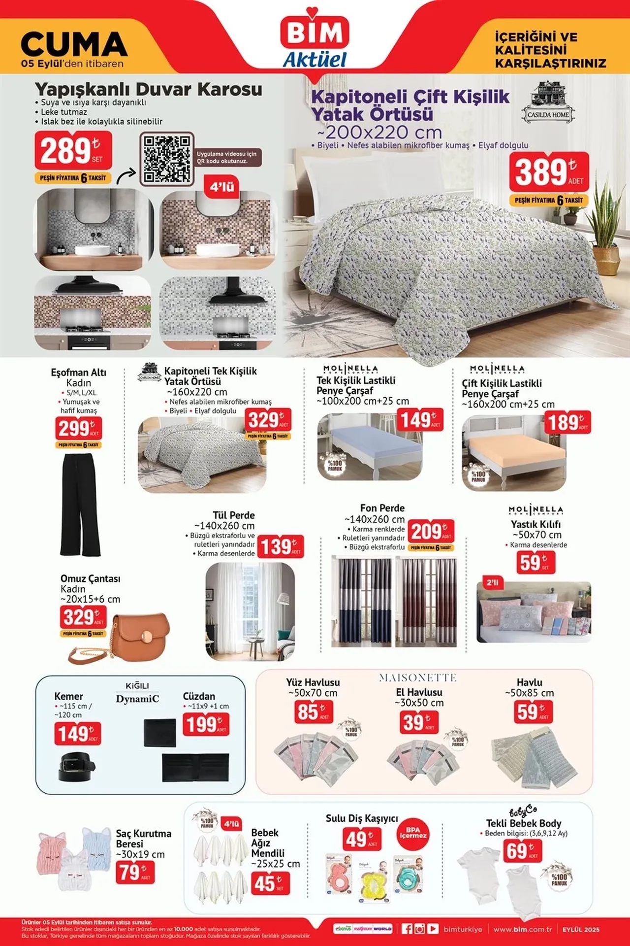 BİM eylül ayı kataloğu yayınlandı! Bu hafta hangi ürünler geliyor? İşte indirimli aktüel ürünler