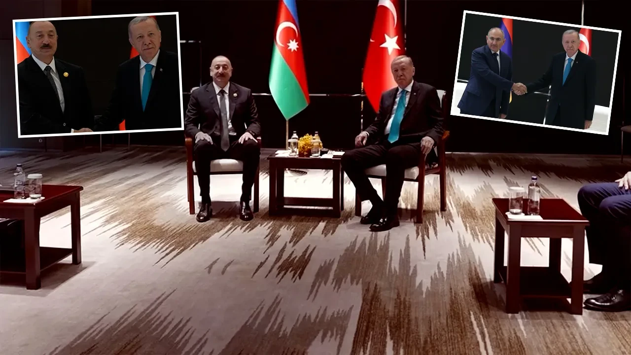Cumhurbaşkanı Erdoğan'dan Çin'de kritik temaslar! Aliyev, Paşinyan ve Putin ile bir araya geldi