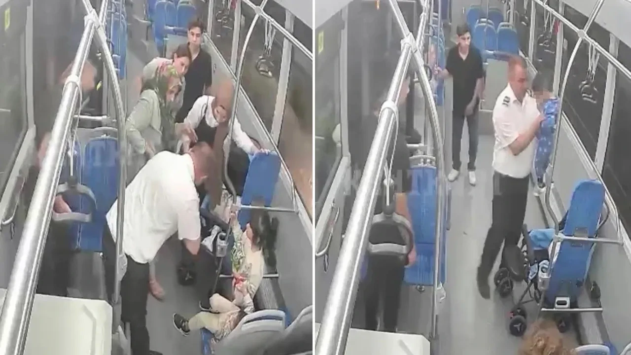 Halk otobüsünde hayat kurtaran hamle! Çocuğu gören şoför hemen harekete geçti