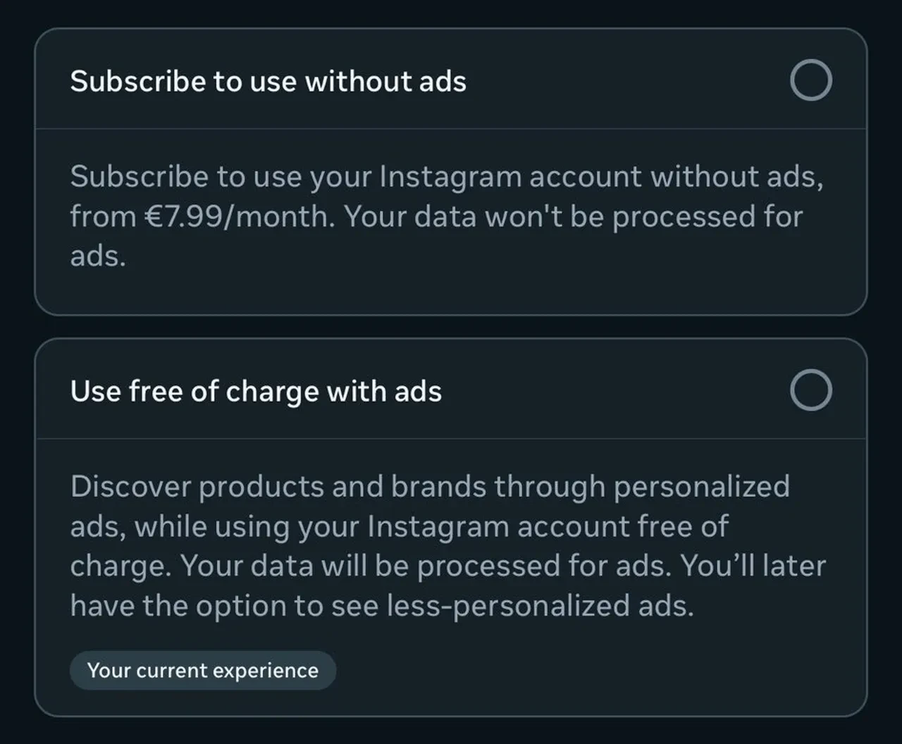 Instagram'dan reklamsız abonelik: Türkiye fiyatı belli oldu