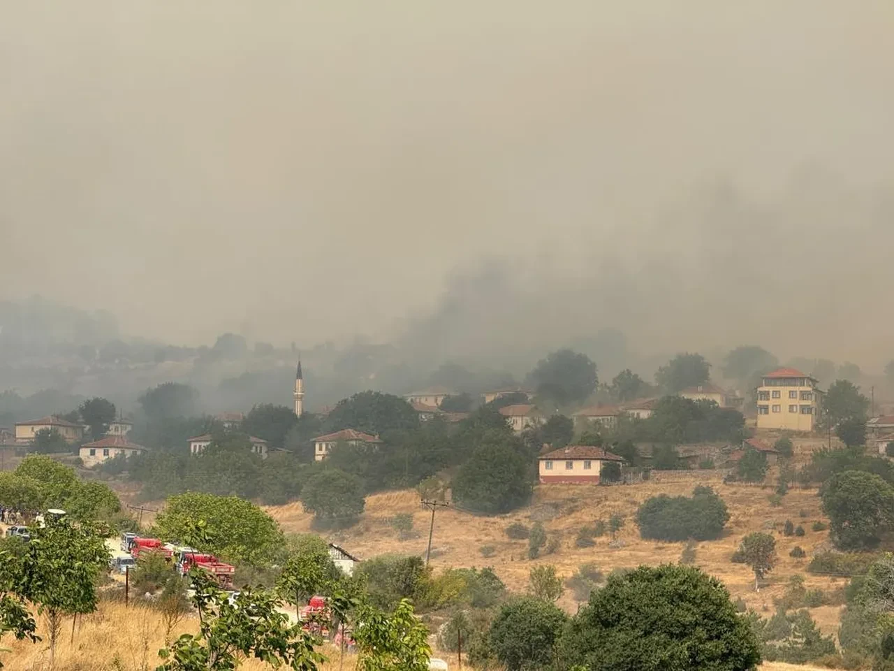 Kastamonu alevlere teslim! Orman yangını yerleşim yerine kadar sıçradı