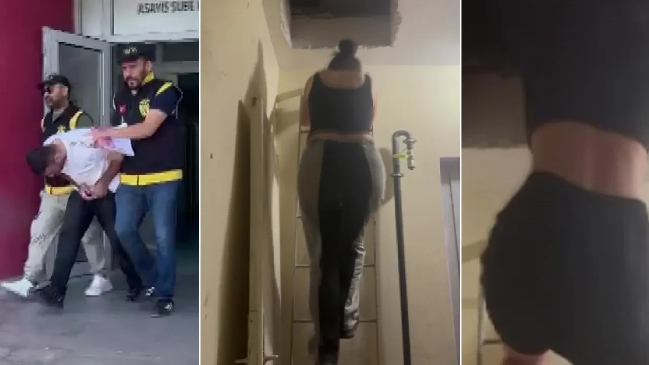 Masaj salonuna fuhuş baskını! Kadınlarla birlikte gizli geçite kaçtı, yakalanınca bakın ne dedi