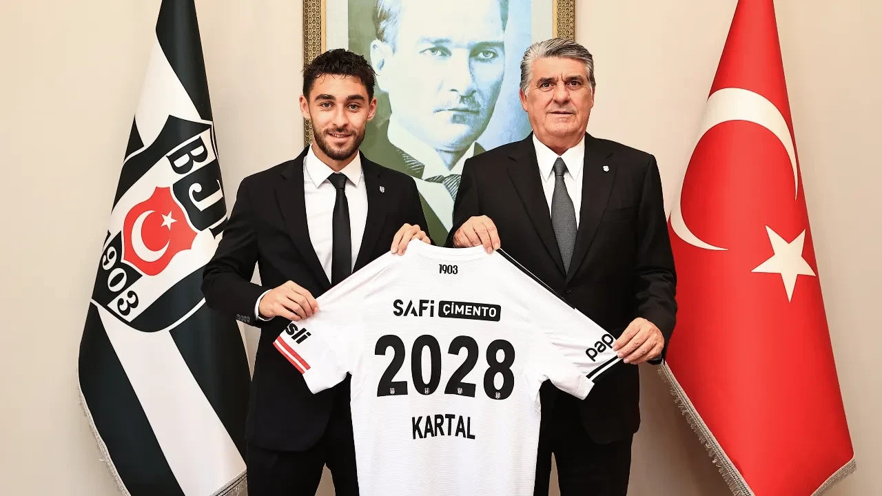  Beşiktaş, Kartal Kayra Yılmaz'ın sözleşmesini uzattı! 