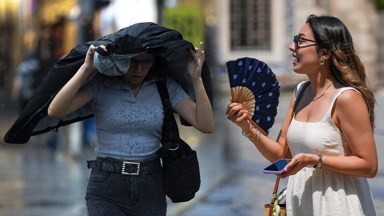 Meteoroloji'den 13 kente sağanak uyarısı! Kuzeyde yağmur, güneyde sıcak etkili olacak