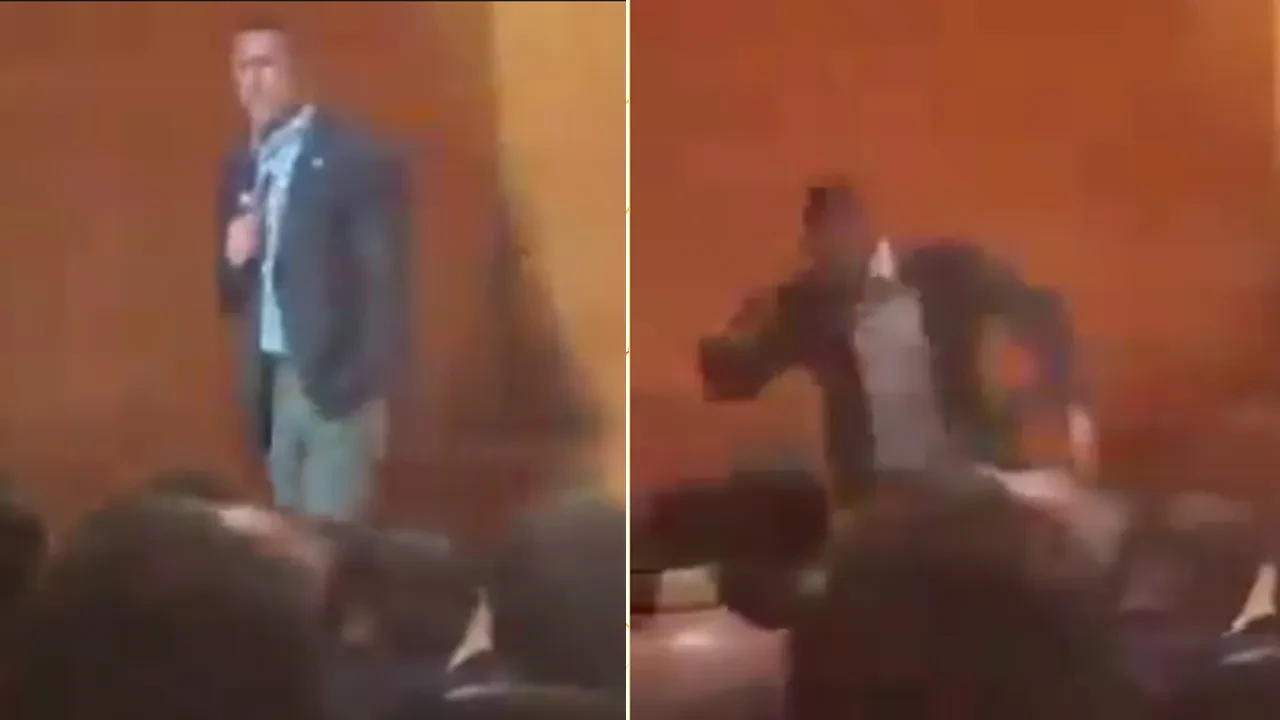 Ali Koç sahnede düştü! İşte yürekleri ağza getiren o anlar