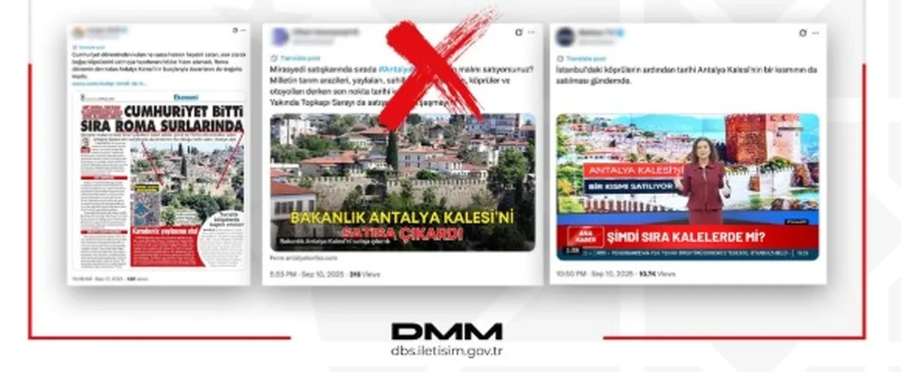 DMM'den Antalya Surları ve ormanlarla ilgili iki iddiaya açıklama! Kale satılacak mı?