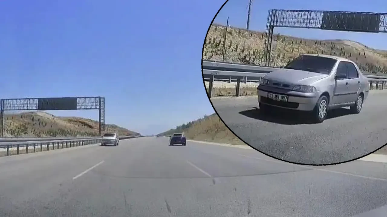 Unuttuğu arkadaşını geri almak için ters yöne girdi! Trafikte yürekleri ağza getiren anlar kamerada