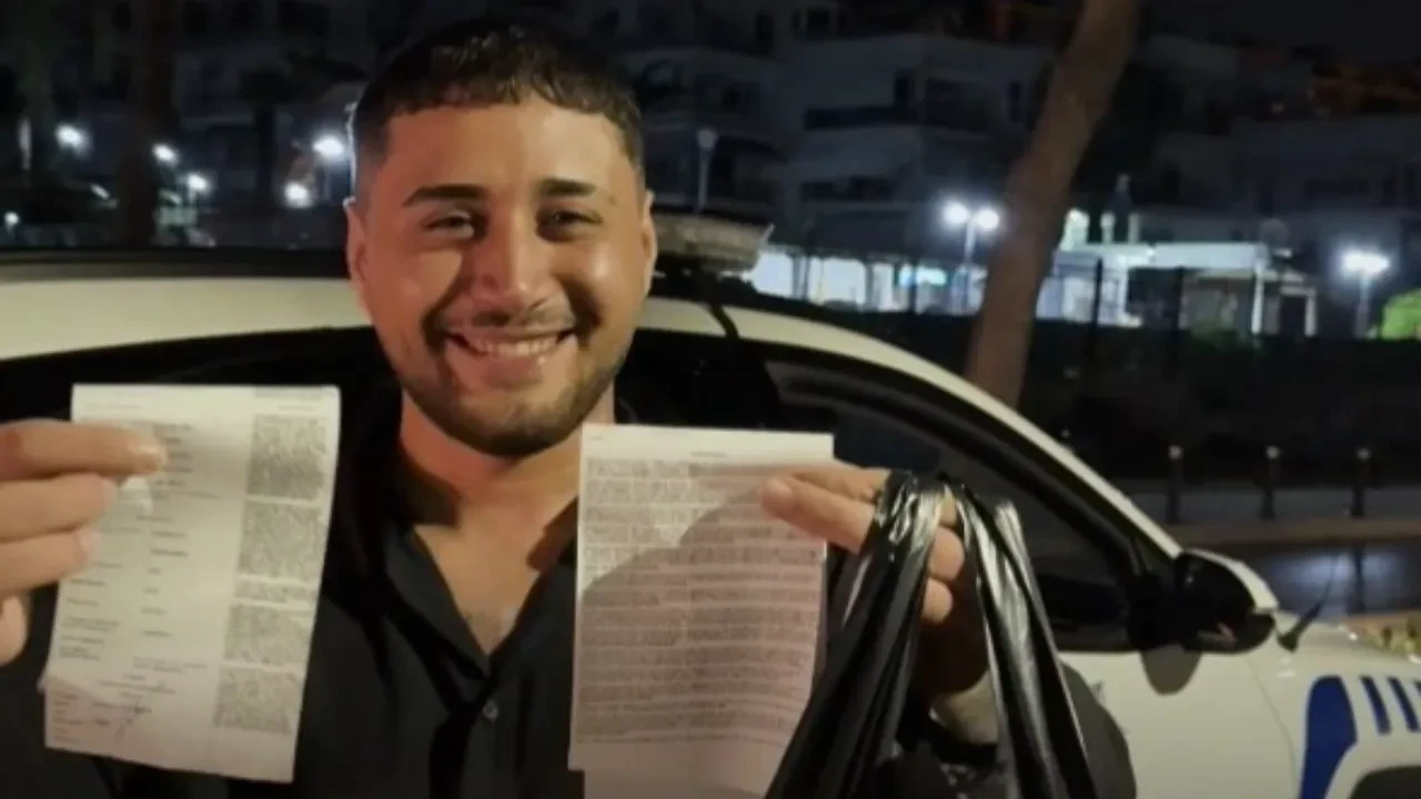 Alkollü sürücü yakalanınca sevgilisine beddua etti!