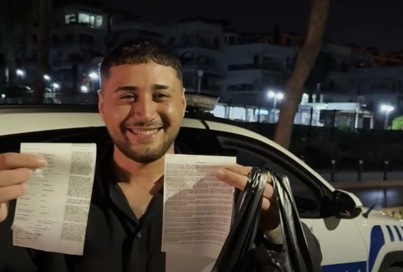 Alkollü sürücü yakalanınca sevgilisine beddua etti!