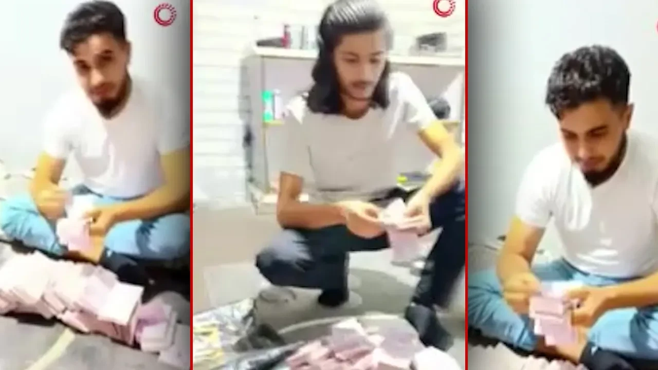 Kuyumcudan 3 milyonluk altın çaldılar! Poşet poşet parayı böyle saydılar 