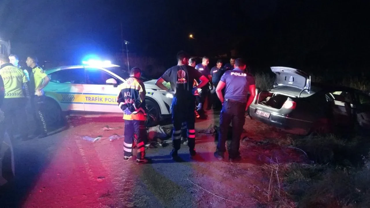 Polisten kaçan otomobil kaza yaptı! Araçtan neler çıktı neler...