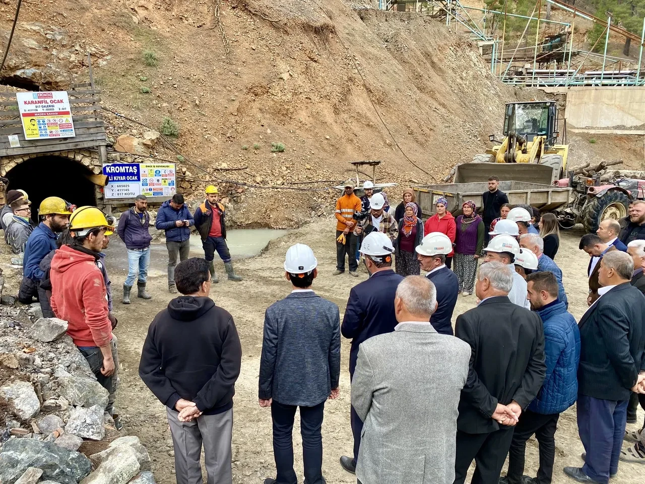 Madende mahsur kalan işçiye ulaşıldı!