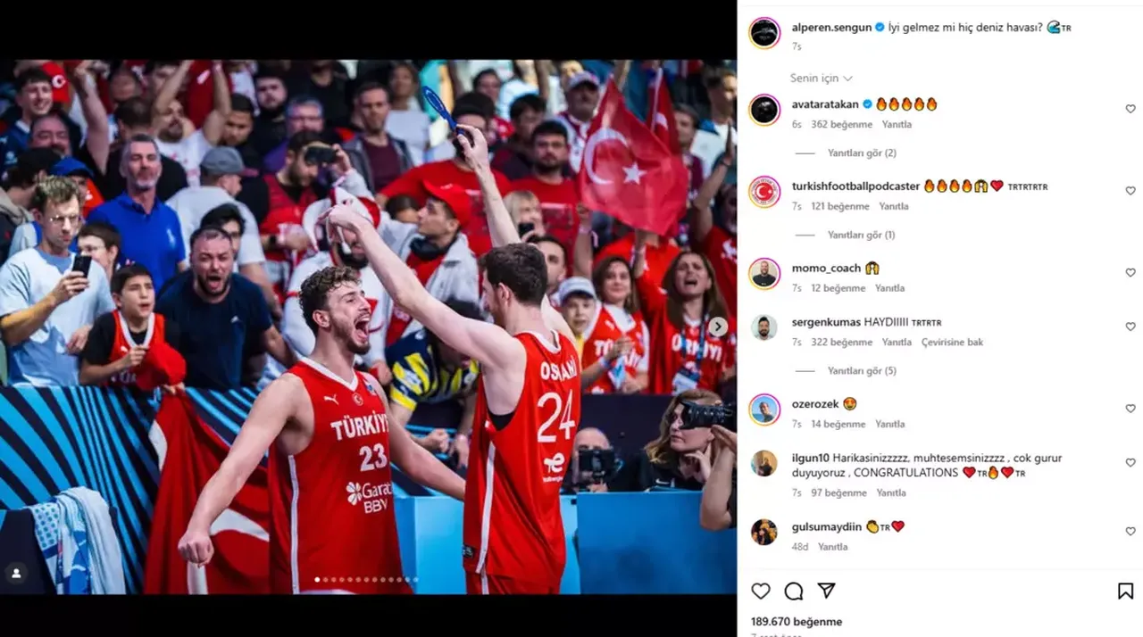 Türkiye, Yunanistan'a acımadı! Alperen Şengün'ün paylaşımı gündem oldu