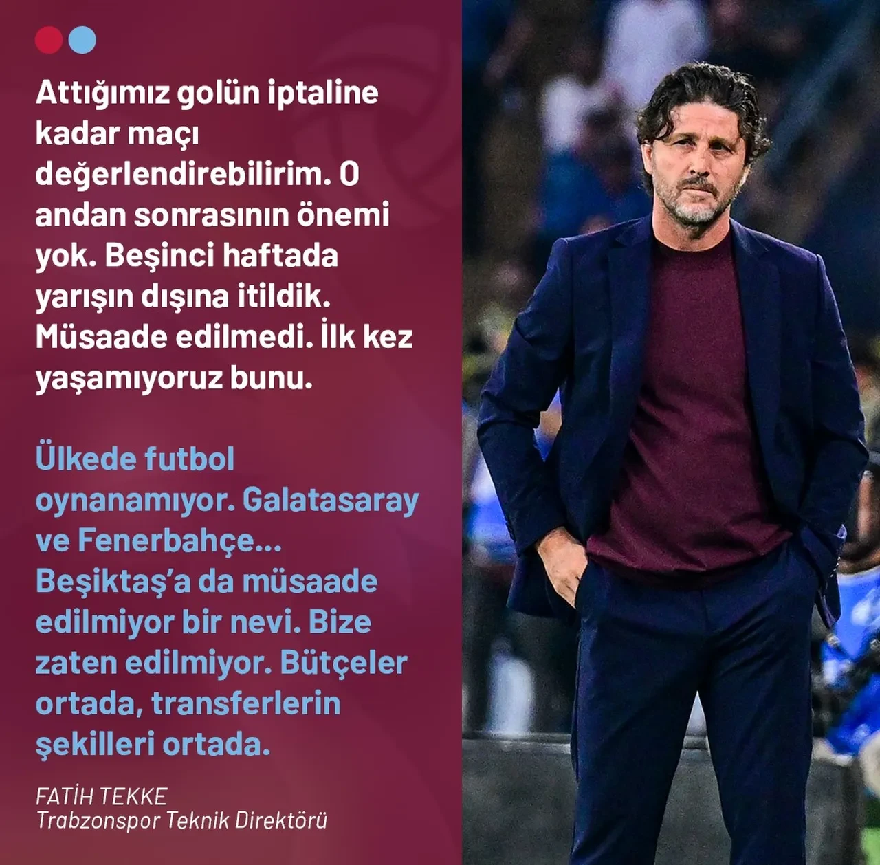 Domenico Tedesco galibiyet sonrasında takıma mesaj verdi!