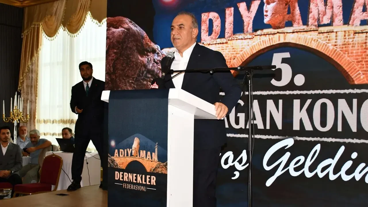 Adıyaman Dernekler Federasyonu 5. Olağan Kongresi büyük coşkuya sahne oldu