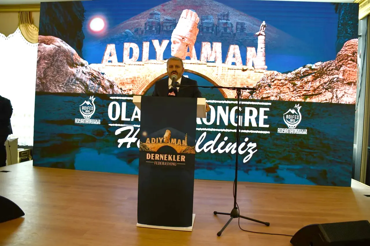 Adıyaman Dernekler Federasyonu 5. Olağan Kongresi büyük coşkuya sahne oldu