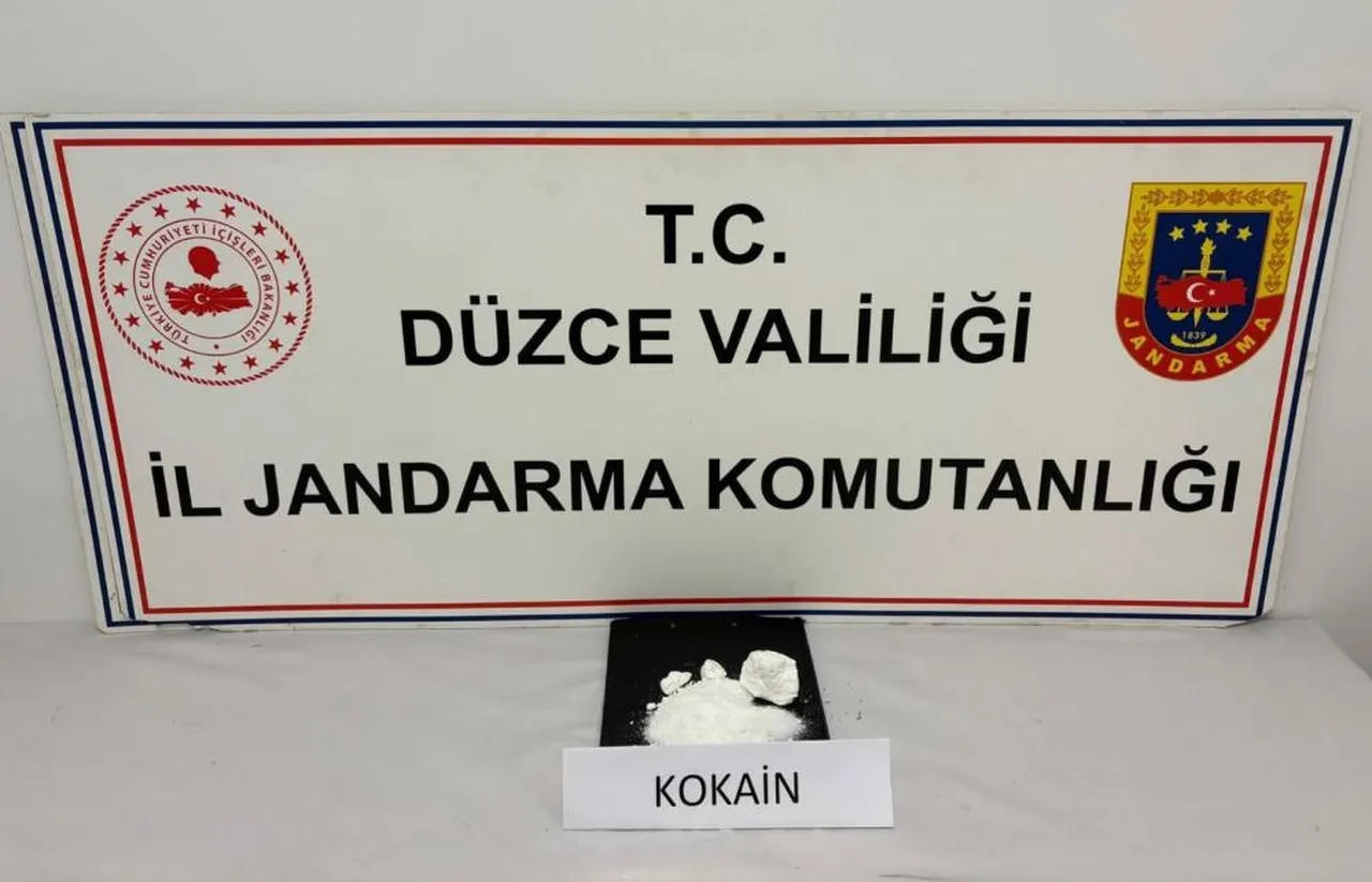 Düzce'de kokain operasyonu! Milyon değerinde ele geçirildi