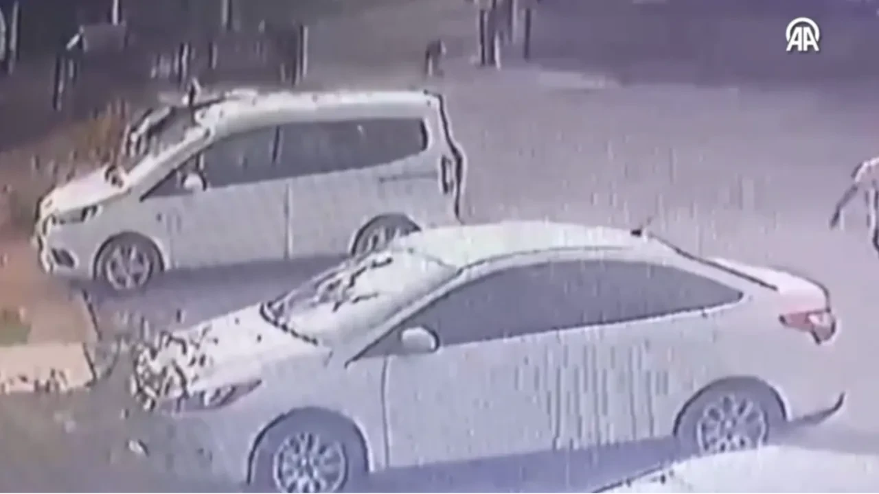 Evinin önünde küçük çocuğu köpekler kovaladı
