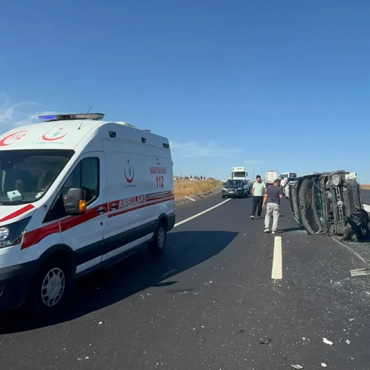 Tekirdağ'da zincirleme kaza: 6 yaralı