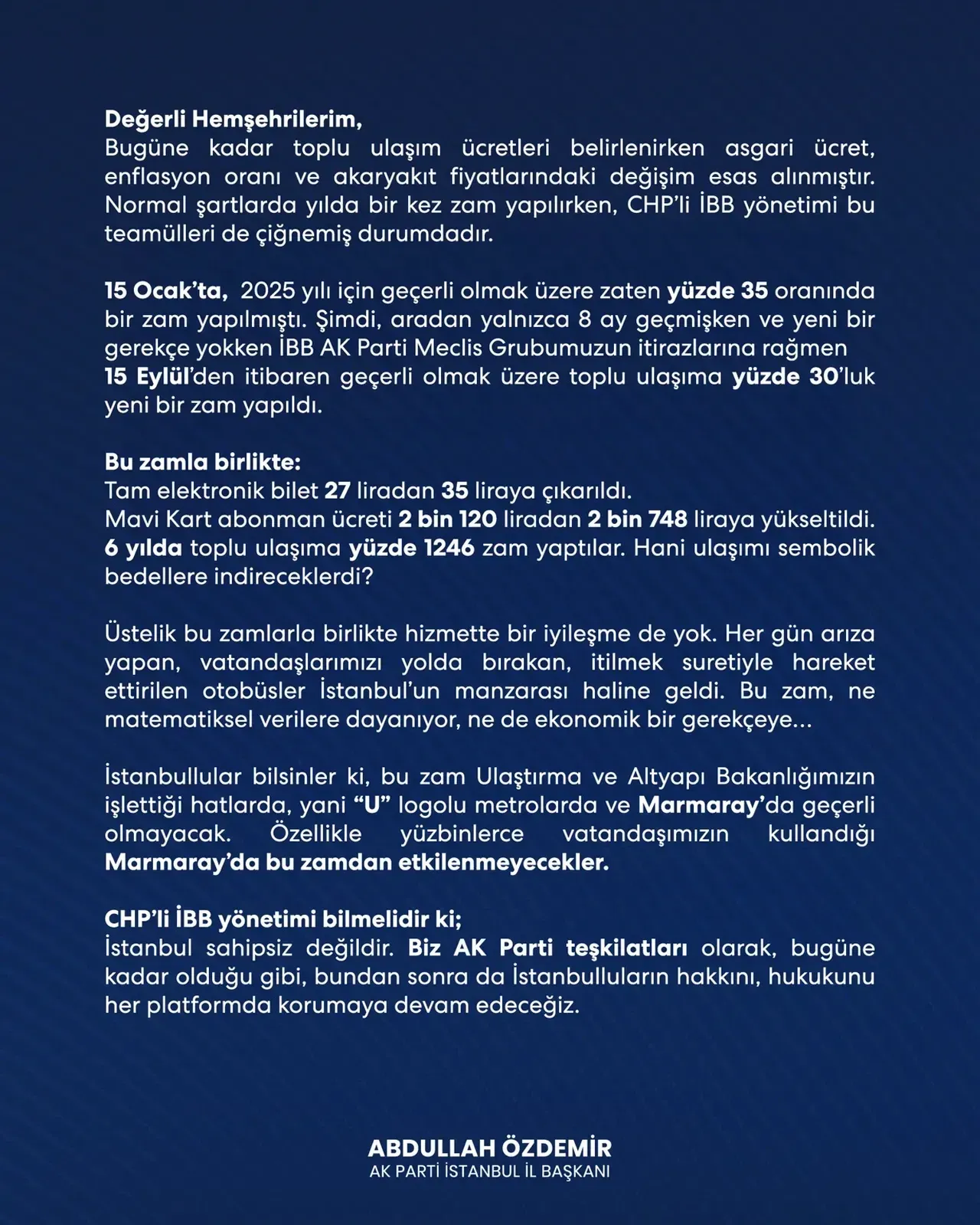 Toplu taşıma zammı Marmaray’da olacak mı? 2025 güncel Marmaray bilet tarife ücretleri