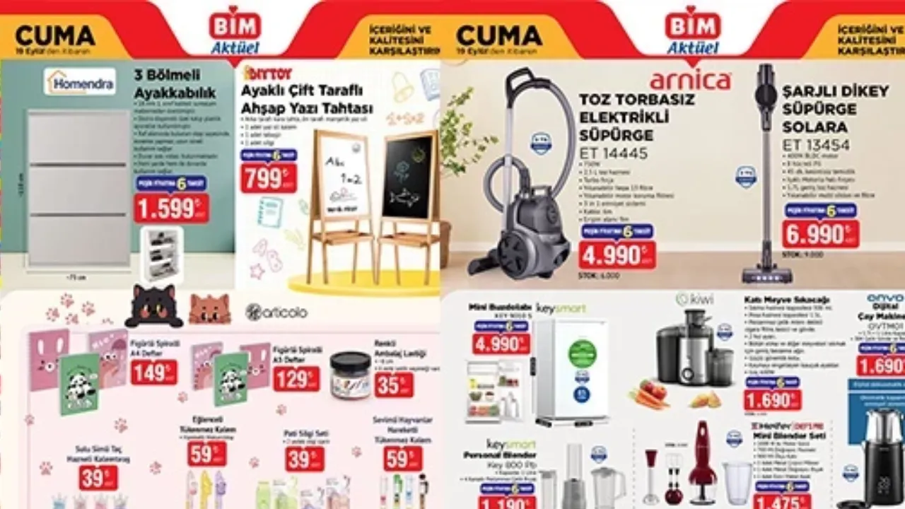 BİM’e bugün hangi ürünler geliyor? BİM Aktüel belli oldu