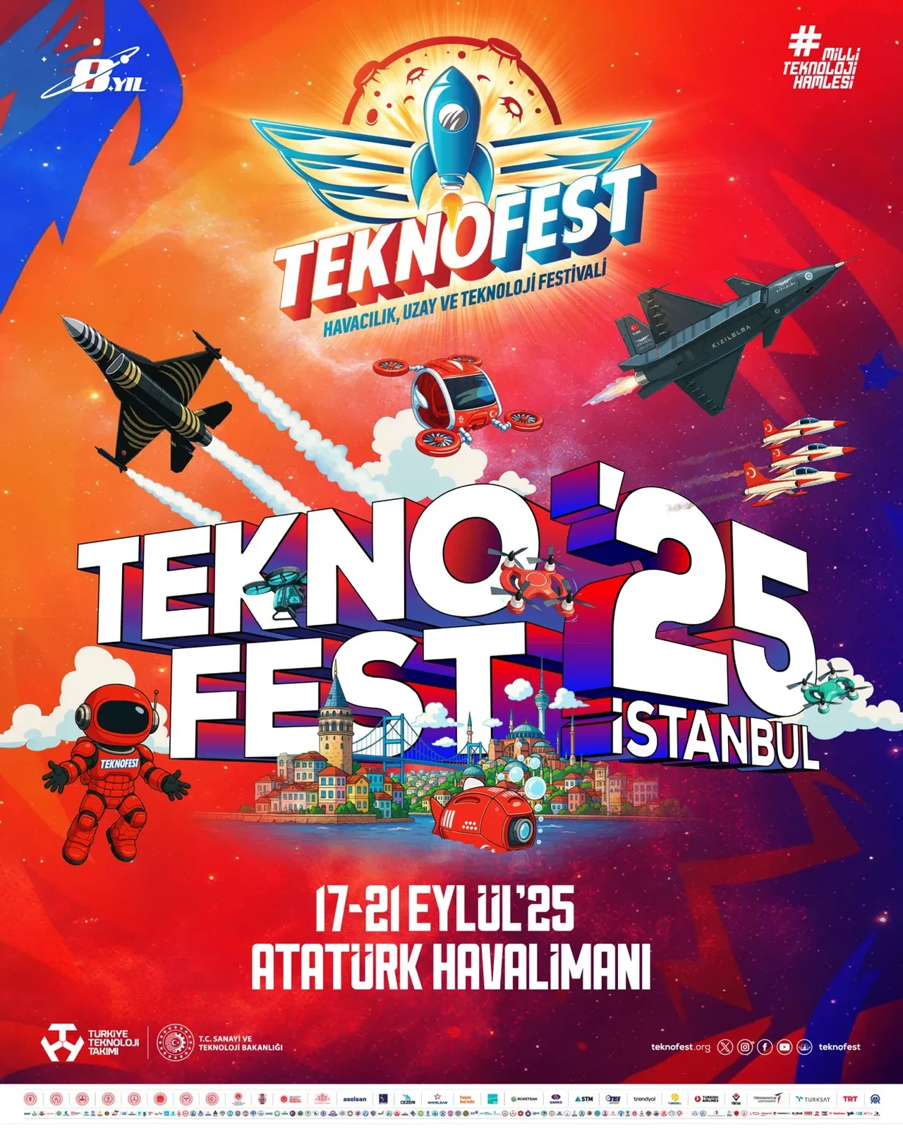 İstanbul'da TEKNOFEST tedbirleri! Bazı yollar trafiğe kapatılacak