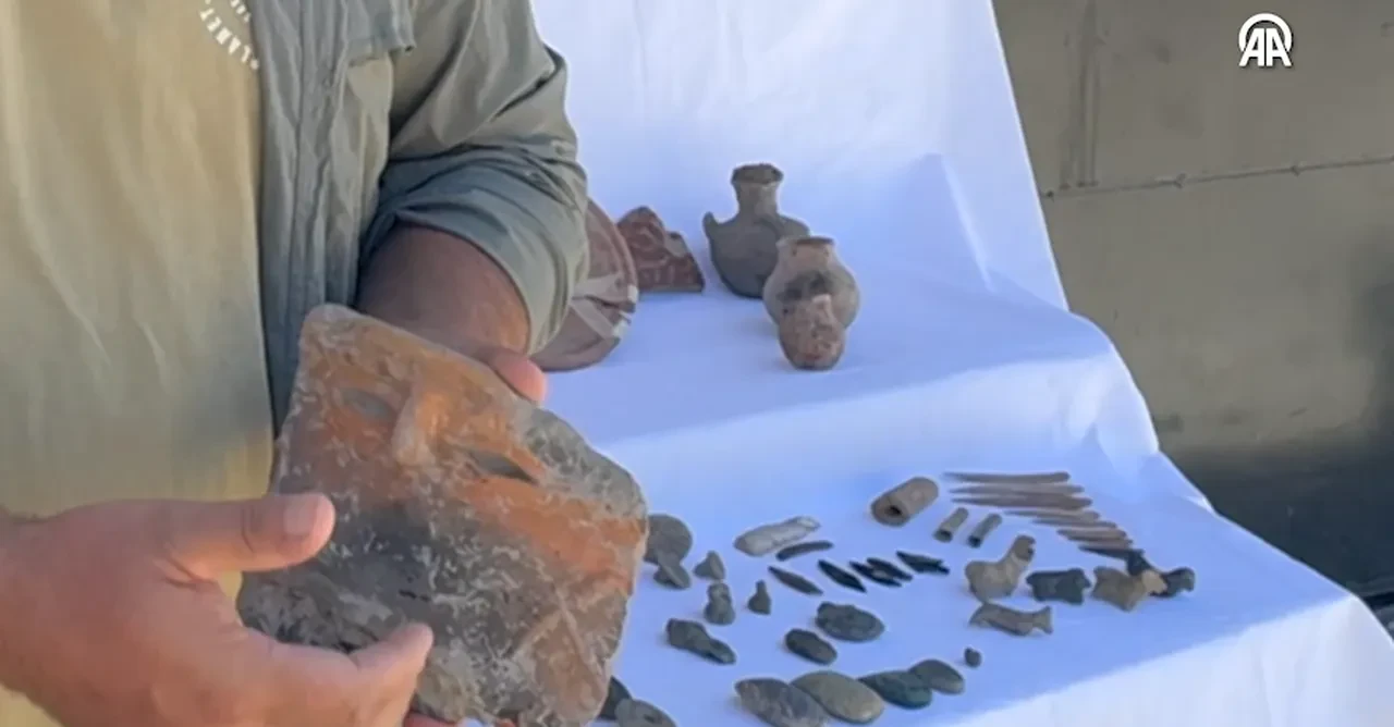 Konya'da heyecanlandıran keşif! 'İnsan yüzü dikkat çekti'