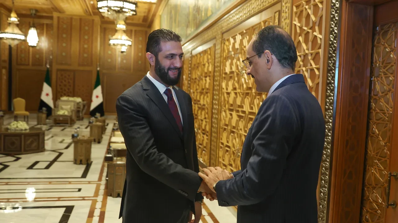 İbrahim Kalın Şam'da Şara ile görüştü! Terör konusu da masadaydı