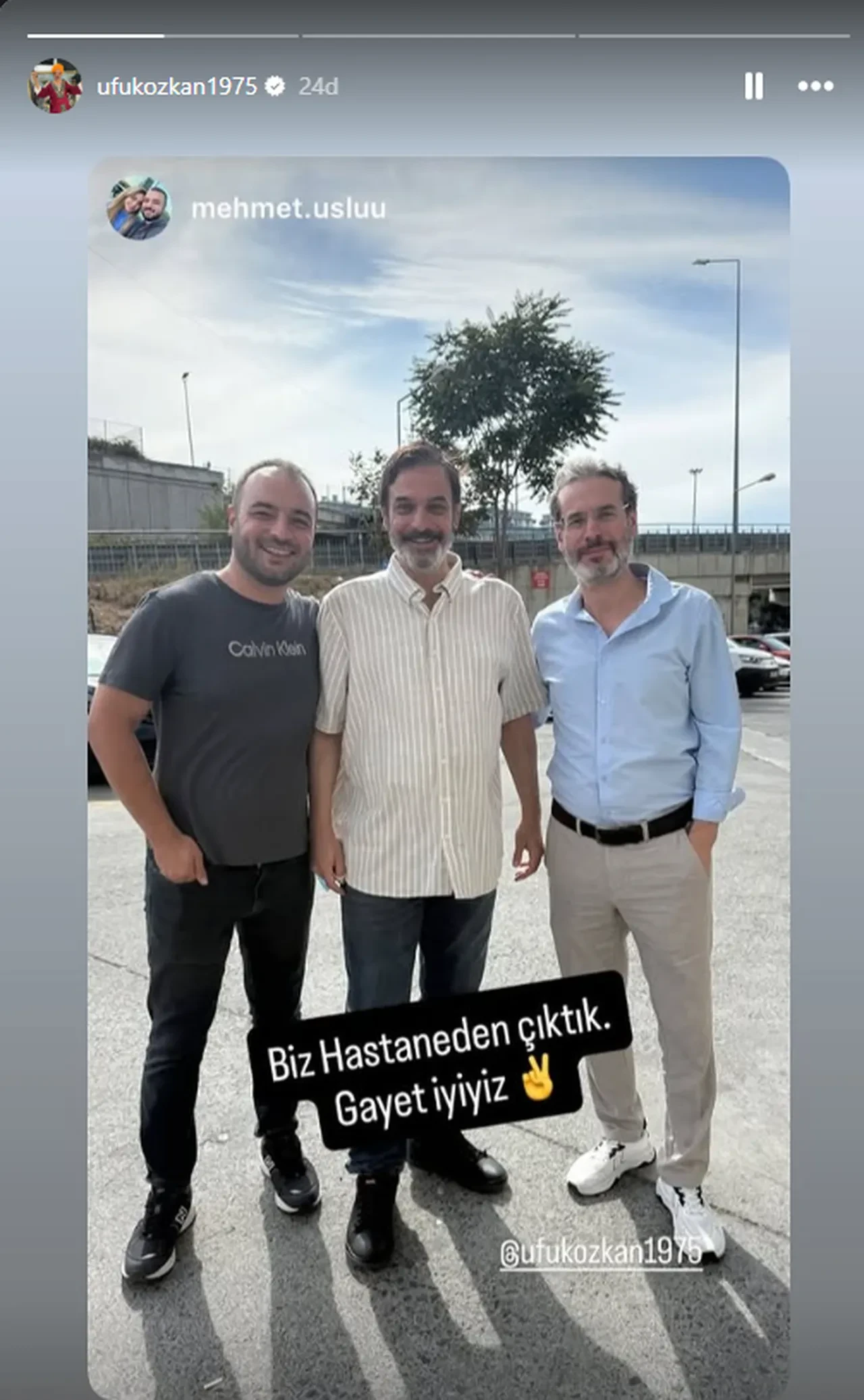 Ufuk Özkan taburcu oldu! İlk paylaşımı endişelendirdi 