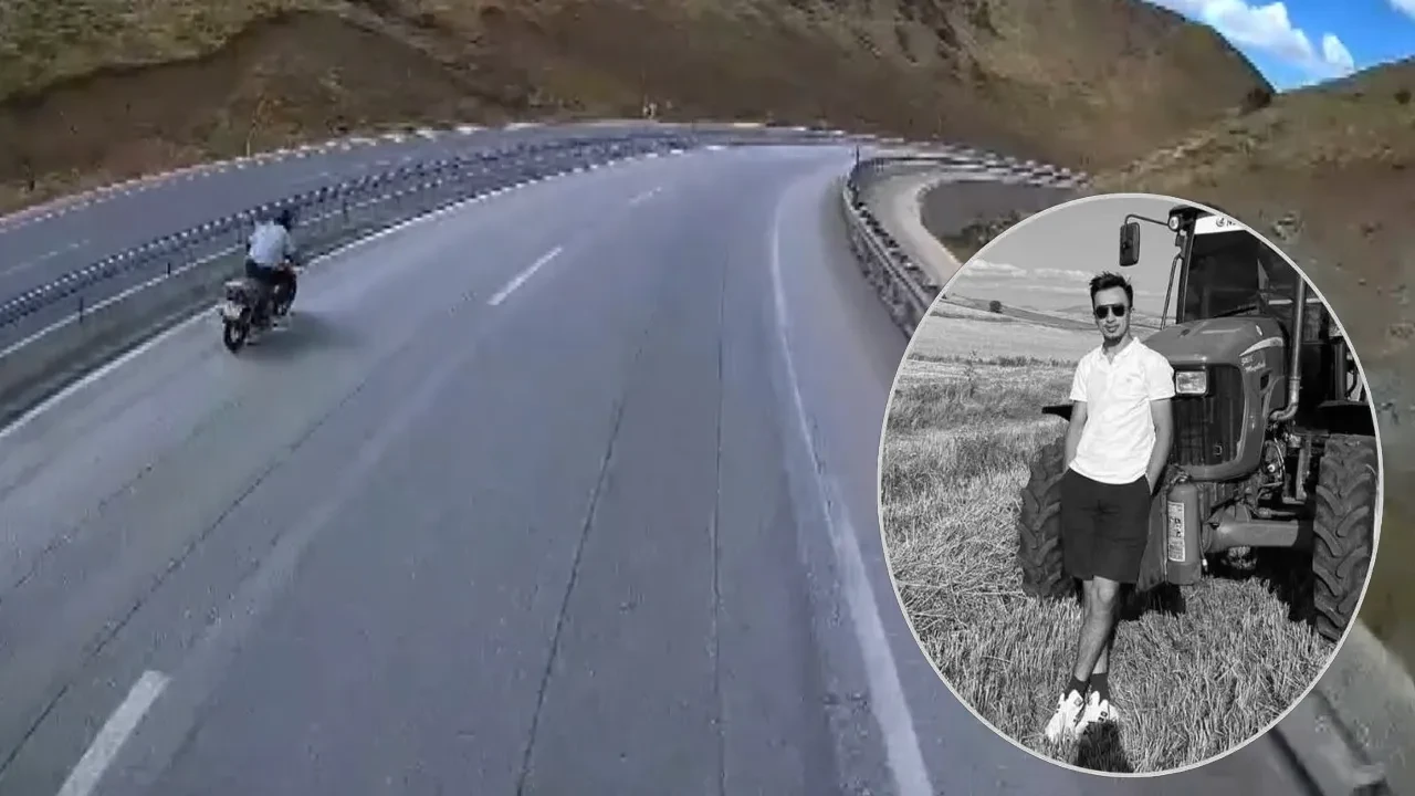 Yeni aldığı motosikletle ölüme böyle gitti! Korkunç anlar kamerada 