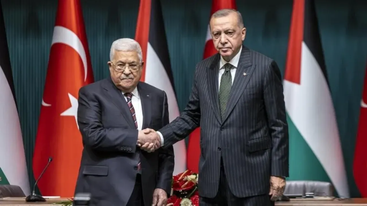 Ankara'da kritik temas! Erdoğan ve Mahmud Abbas görüşmesi başladı 