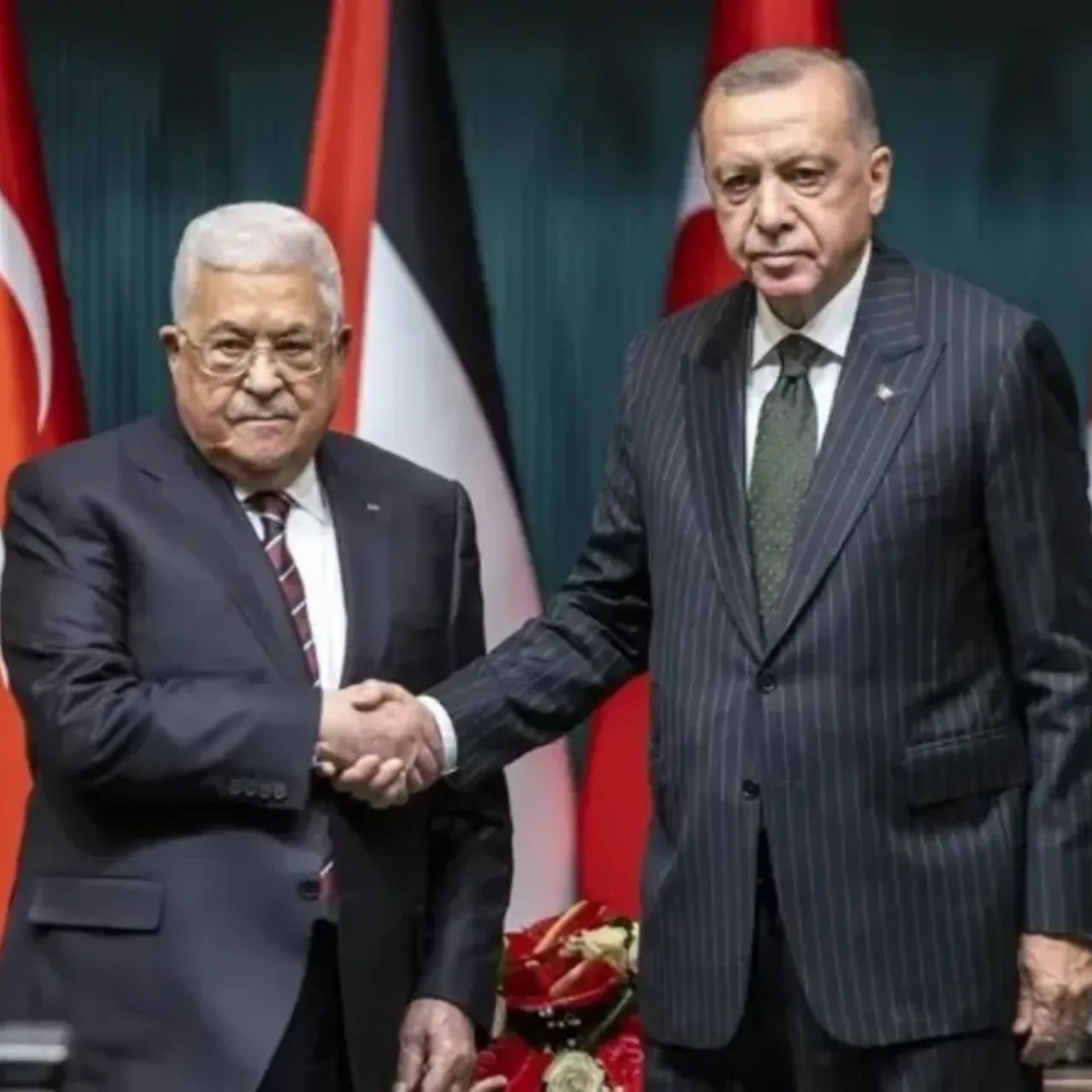 Ankara'da kritik temas! Erdoğan ve Mahmud Abbas görüşmesi başladı 
